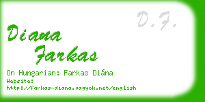 diana farkas business card
