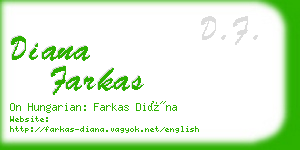 diana farkas business card